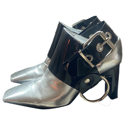 Pre-owned Alyx Leather Heels In Silver