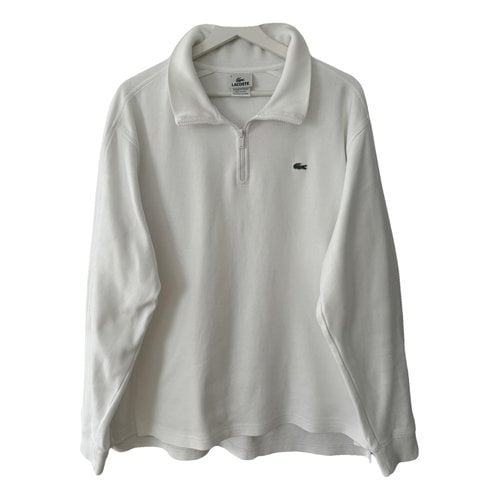 Pre-owned Lacoste Pull In White
