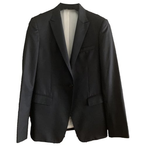 Pre-owned Emporio Armani Wool Suit In Blue