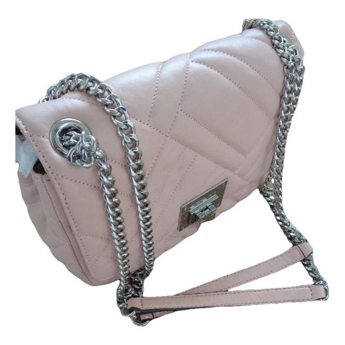 Pre-owned Michael Kors Vivianne Leather Handbag In Pink