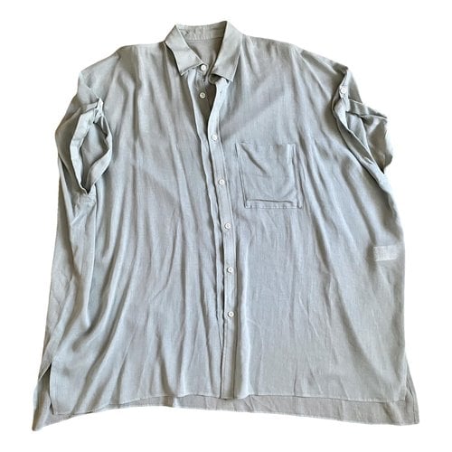 Pre-owned Y's Linen Shirt In Green
