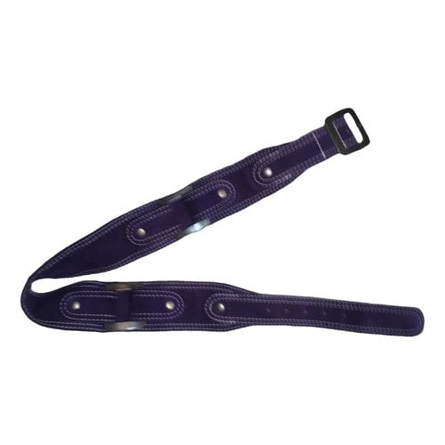 Pre-owned Dsquared2 Leather Belt In Purple