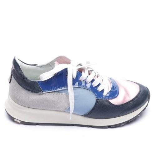 Pre-owned Philippe Model Leather Trainers In Multicolour