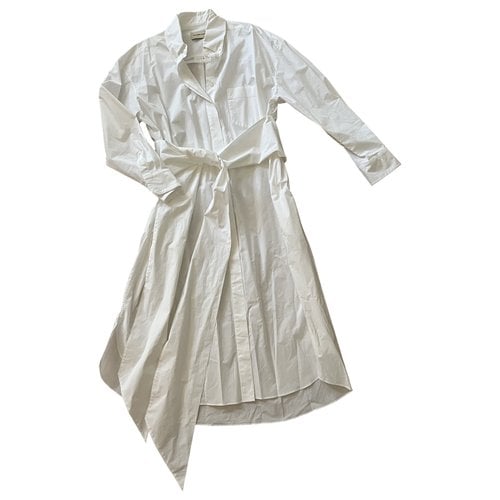 Pre-owned Alexandre Vauthier Mid-length Dress In White