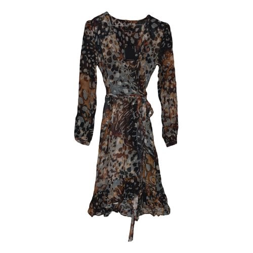 Pre-owned Massimo Dutti Dress In Brown