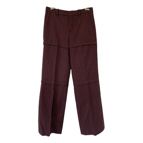 Pre-owned Balenciaga Wool Trousers In Other