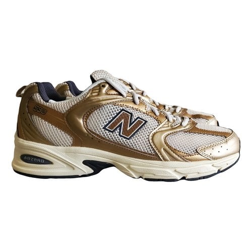 Pre-owned New Balance 530 Cloth Low Trainers In Gold