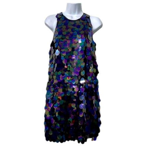 Pre-owned Aidan Mattox Mini Dress In Multicolour
