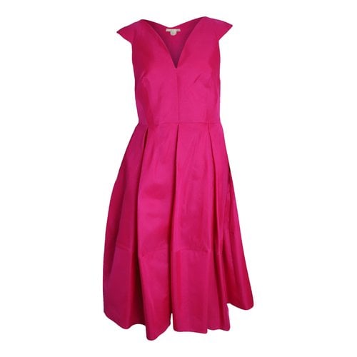 Pre-owned Antonio Berardi Silk Mid-length Dress In Pink