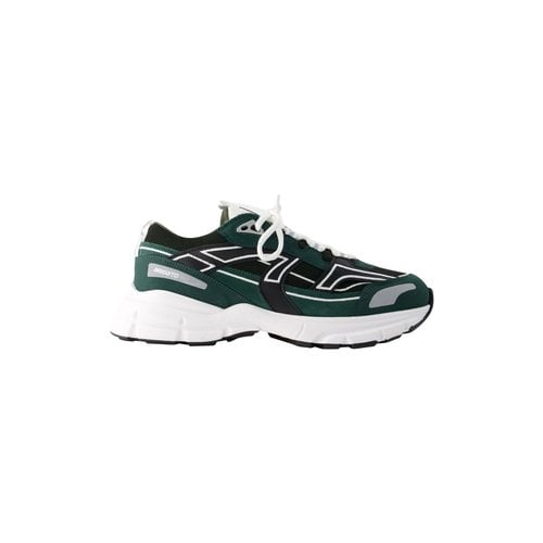 Pre-owned Axel Arigato Leather Trainers In Green