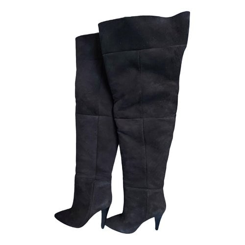 Pre-owned Iro Boots In Black