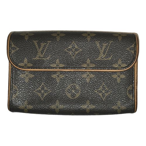 Pre-owned Louis Vuitton Florentine Cloth Handbag In Brown