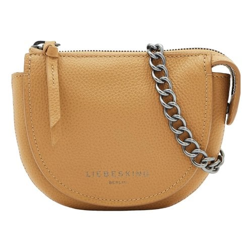 Pre-owned Liebeskind Leather Handbag In Yellow