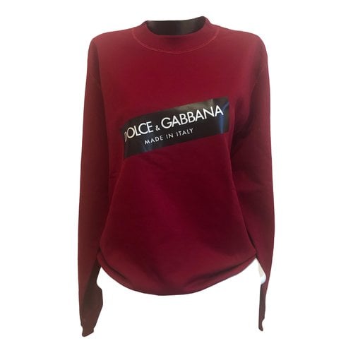 Pre-owned Dolce & Gabbana Pull In Red