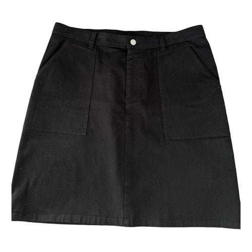 Pre-owned Lauren Ralph Lauren Mini Skirt In Black