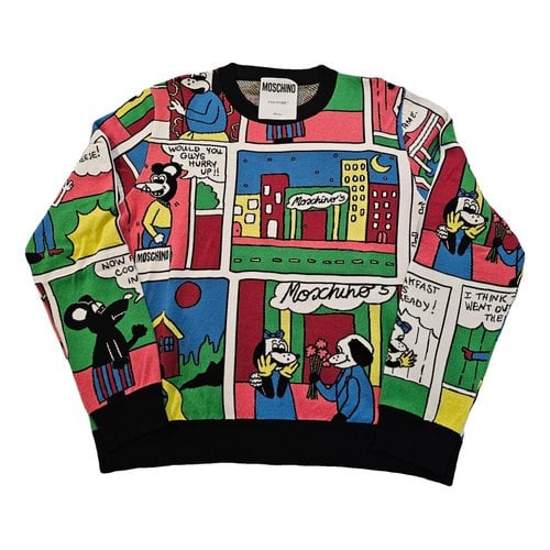 Pre-owned Moschino Wool Pull In Multicolour