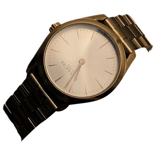Pre-owned Coach Watch In Metallic
