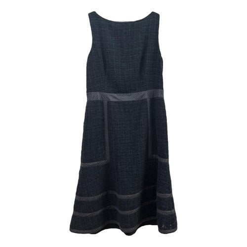 Pre-owned Moschino Wool Mid-length Dress In Green