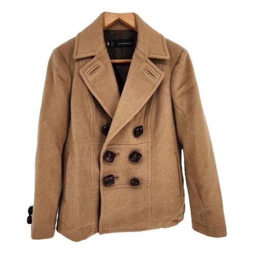 Pre-owned Dsquared2 Wool Jacket In Brown