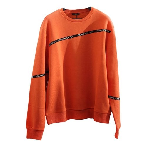 Pre-owned Class Cavalli Sweatshirt In Orange