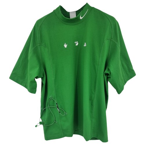 Pre-owned Nike X Off-white T-shirt In Green