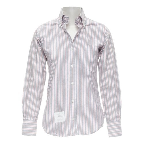 Pre-owned Thom Browne Blouse In Grey