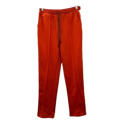 Pre-owned Hunter Trousers In Orange