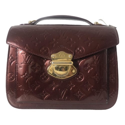 Pre-owned Louis Vuitton Mirada Leather Handbag In Burgundy