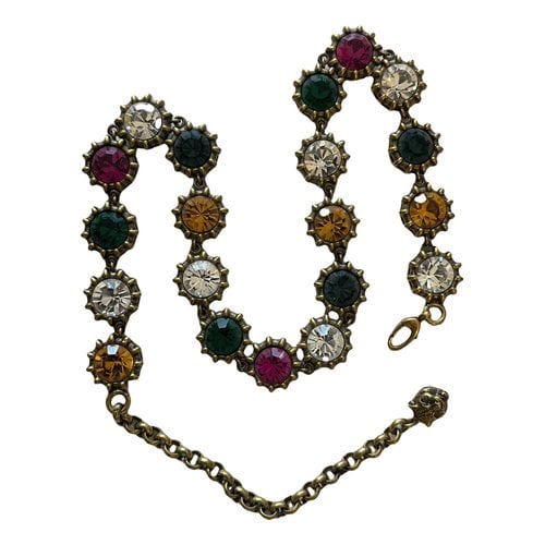 Pre-owned Gucci Necklace In Multicolour