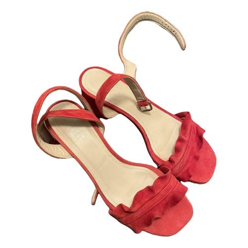 Pre-owned Claudie Pierlot Spring Summer 2020 Sandals In Red
