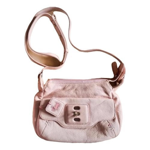 Pre-owned Radley London Leather Crossbody Bag In Pink