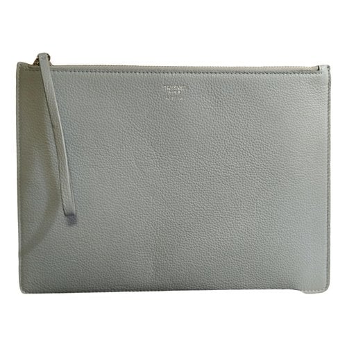 Pre-owned Trussardi Leather Clutch Bag In Other