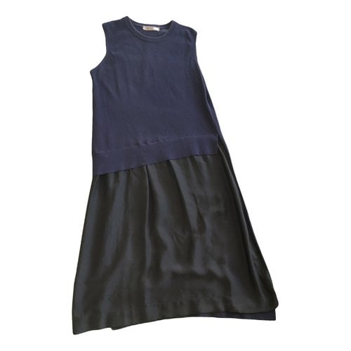 Pre-owned Jucca Wool Mid-length Dress In Blue