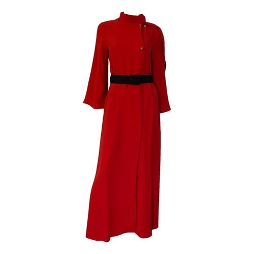 Pre-owned Carolina Herrera Coat In Red
