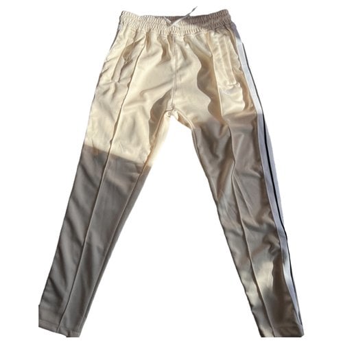 Pre-owned Palm Angels Carot Pants In Beige
