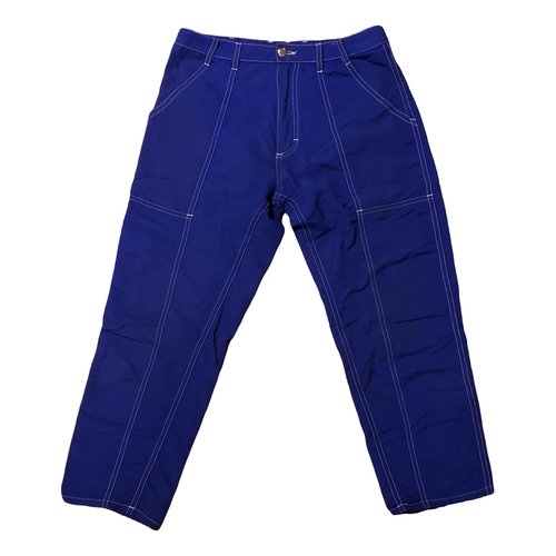 Pre-owned Eckhaus Latta Trousers In Blue