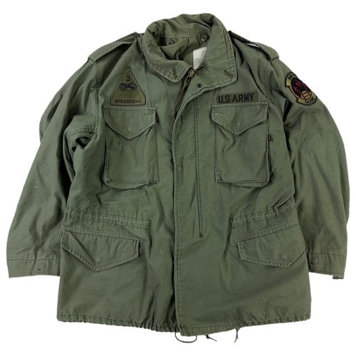Pre-owned Alpha Industries Parka In Green