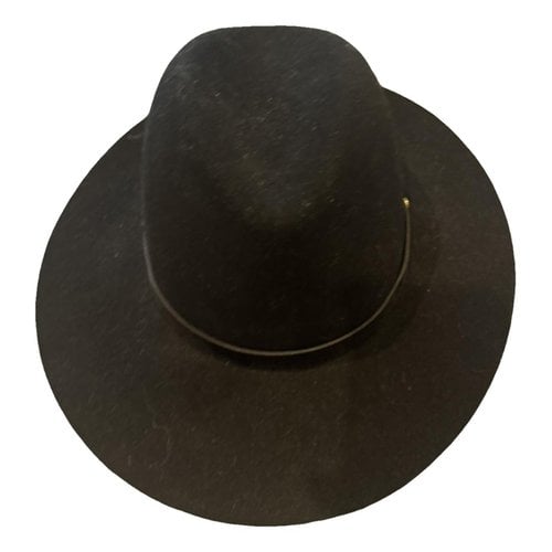 Pre-owned Rag & Bone Wool Hat In Black