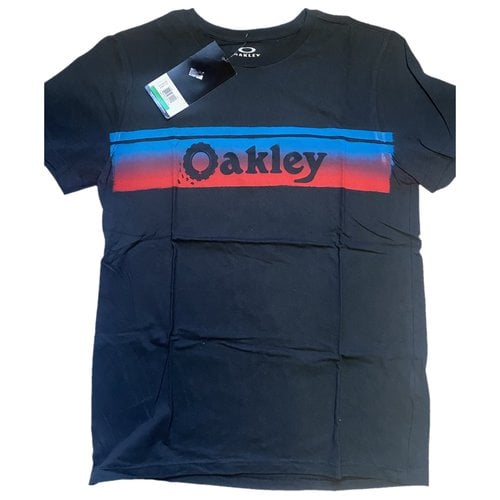 Pre-owned Oakley Silk T-shirt In Black