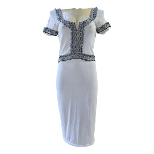Pre-owned Blumarine Mid-length Dress In White