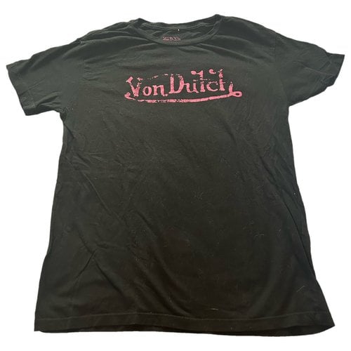Pre-owned Von Dutch T-shirt In Black