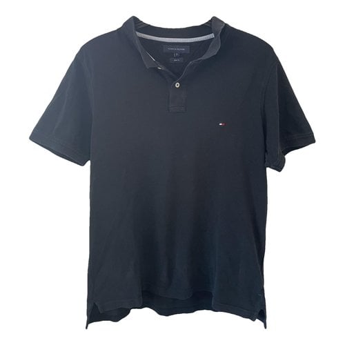 Pre-owned Tommy Hilfiger Polo Shirt In Black