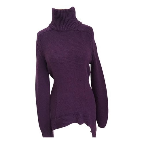 Pre-owned Givenchy Wool Knitwear In Purple