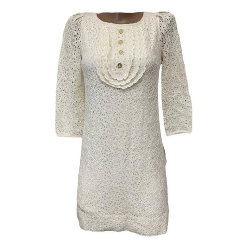Pre-owned Juicy Couture Mini Dress In Beige