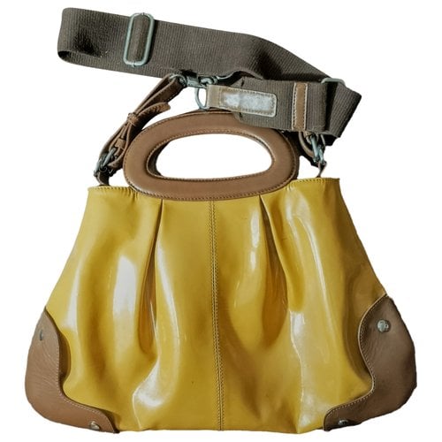 Pre-owned Marni Leather Handbag In Yellow