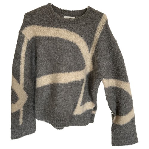 Pre-owned Marimekko Wool Jumper In Grey