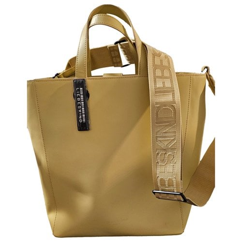 Pre-owned Liebeskind Leather Tote In Yellow
