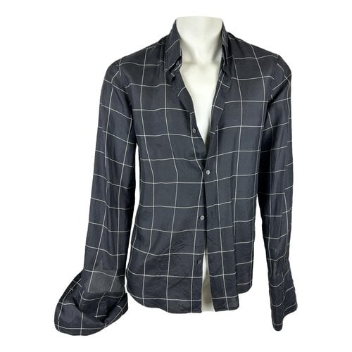 Pre-owned Costume National Silk Shirt In Black