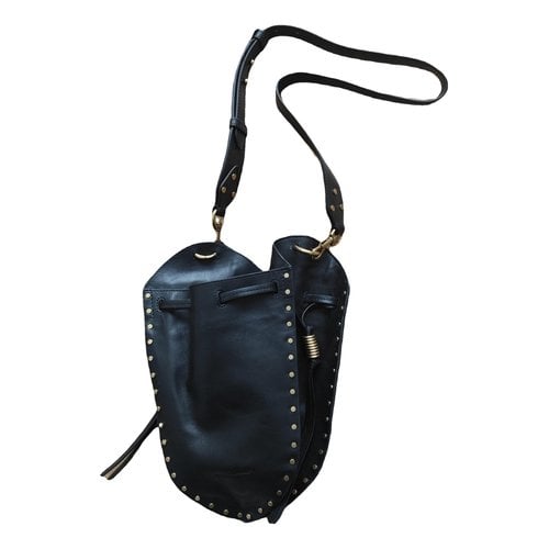 Pre-owned Isabel Marant Radja Leather Handbag In Black