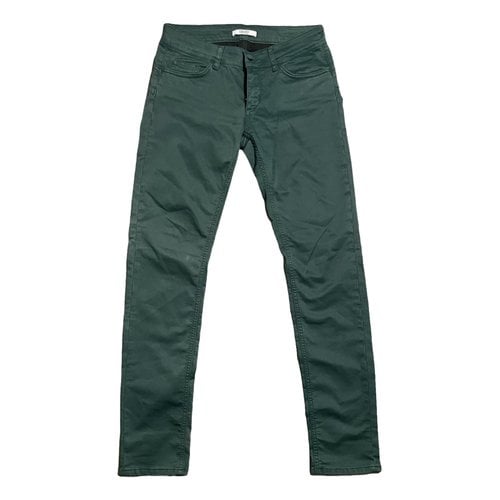 Pre-owned Liujo Slim Pants In Green
